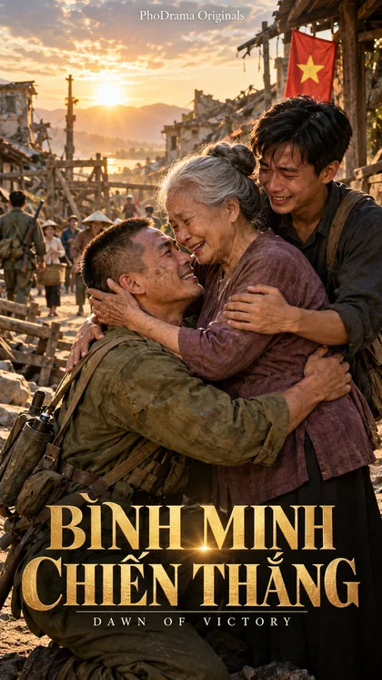 Áp phích giới thiệu Bình Minh Chiến Thắng — Dawn of Victory