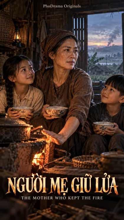 Áp phích giới thiệu Người Mẹ Giữ Lửa — The Mother Who Kept the Fire