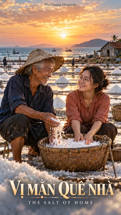 Áp phích giới thiệu Vị Mặn Quê Nhà — The Salt of Home